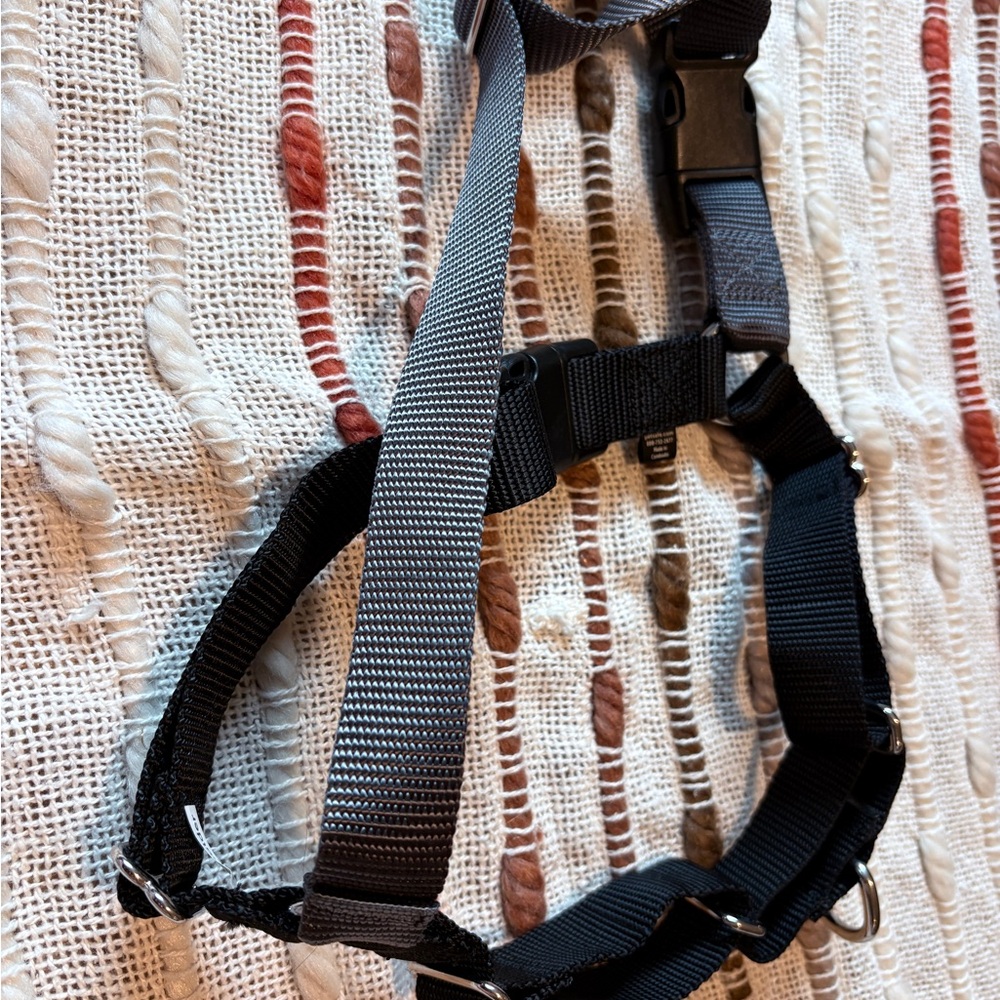 PetSafe  Easywalk Black and Gray Dog Harness